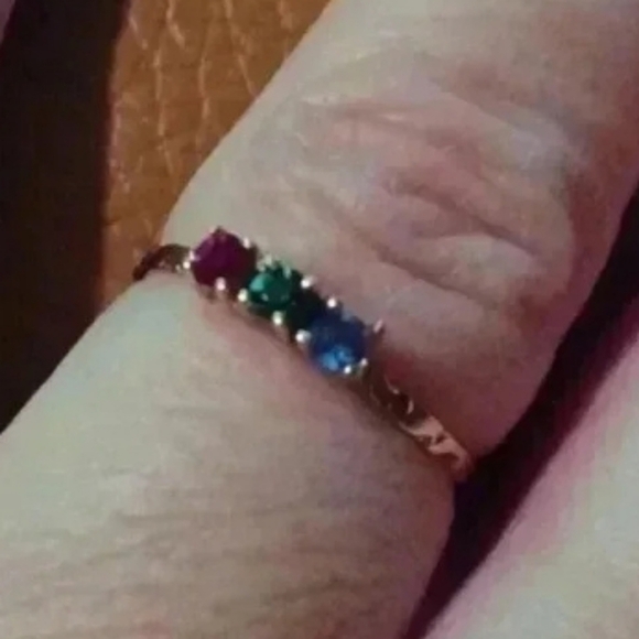 💙🌹Gold-plated Mother's ring. yellow - Picture 1 of 8